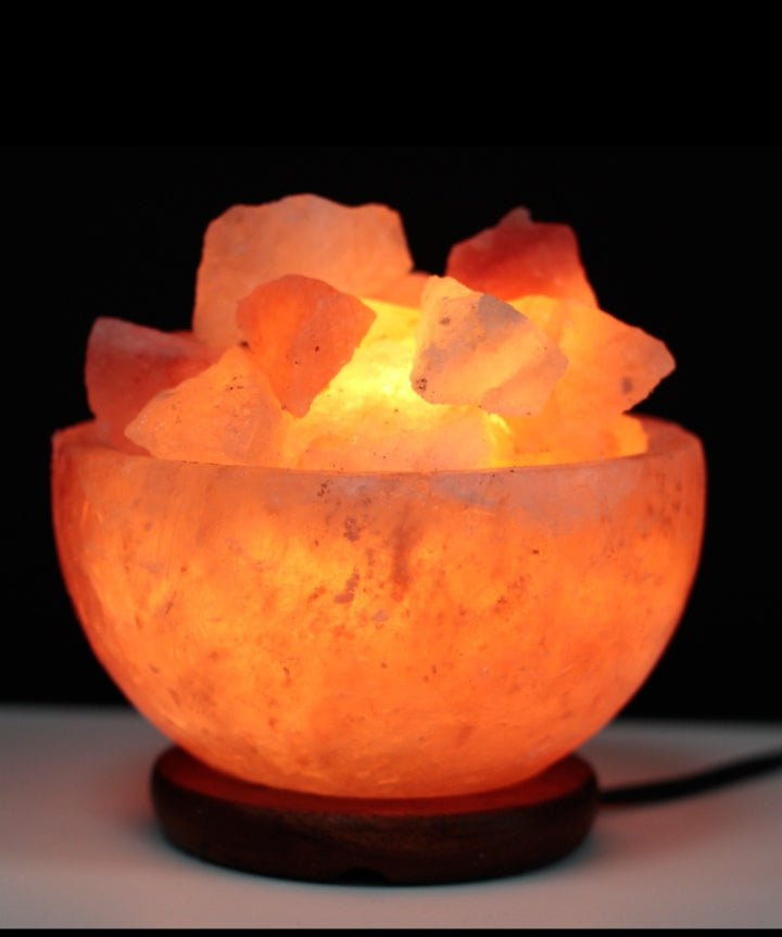 Himalayan salt fire bowl and chunks